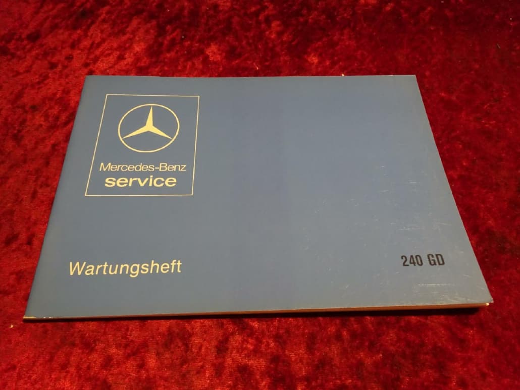 Maintenance booklet service booklet blank Mercedes G-Class 460 240GD